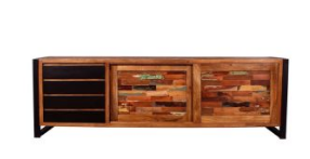 Scrap Wood Natural Color Sideboard