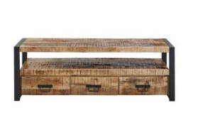 Solid Mango Wood TV Cabinet
